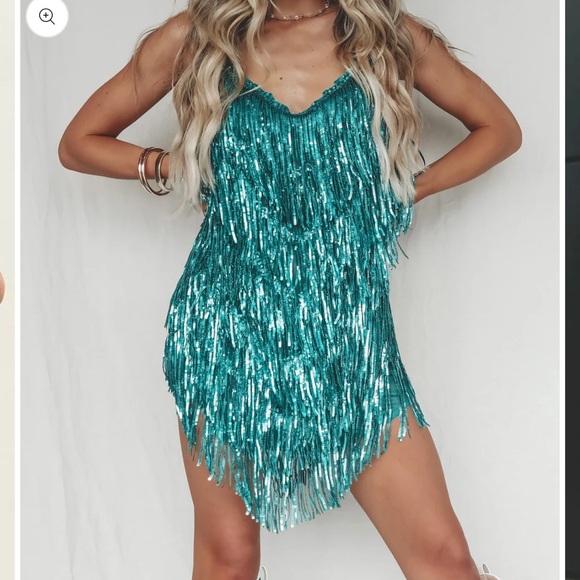 Mini fringe dress !!! Turnin heads!! Multiple sizes and colors . Message me - Picture 4 of 4